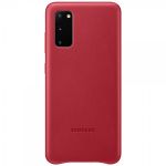 Samsung Capa Traseira em Pele para S20 Red - EF-VG980LREGEU
