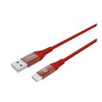 Celly Cabo USB - USBC 1 5metros - Vermelho - A29669813