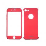 Quick Media Capa 2 em 1 Red + Cristal Temperado para iPhone 7/8