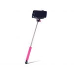 Suporte Telescópico para Selfies Monopod Bluetooth Rosa - Mi600000
