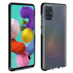 Akashi Capa para Galaxy A51 Flexível Angulos Reforçados Contorno Black