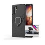 Kit Suporte Magnético Carro + Capa 3x1 Military Defender Huawei P30 Pro New Edition