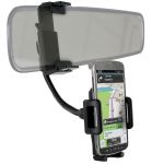 Avizar Suporte de Carro Smartphone Fixação Retrovisor Braçosextensivels