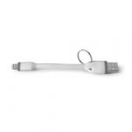 Cabo USB para Lightning Keychain Branco - 8021735726784