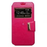 Capa Flip Cover com Janela para Microsoft Lumia 640 Lte N640 Pink
