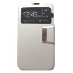 Capa Flip Cover com Janela para Samsung Galaxy S5 I9600 White