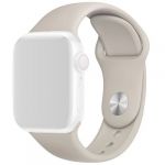 4-OK Bracelete Silicone para Apple Watch 42mm 44mm Cinzento Pedra