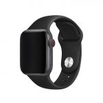 4-OK Bracelete Silicone para Apple Watch 42mm 44mm Black
