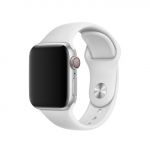 4-OK Bracelete Silicone para Apple Watch 38mm 40mm Branco
