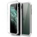 Capa De Silicone 3D Para IPhone 11 Pro Max (Frente E Verso Transparentes)