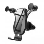 Horizontal Vertical Gravity Car Mount Phone Holder Air Outlet Black (WCH-04) - 5907769300080 - 163600