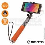 Selfie Stick Monopod P/ Selfies C/ Ficha Jack 3.5mm Mant - MA440