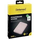 Powerbank Intenso XS5000 rosé 5000 mAh + USB-A para Type-C - 7313523 ROSA
