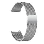 Pulseira Bracelete Milanese Loop Fecho Magnético Motorola Moto 360 46mm (2nd Gen) Cinza