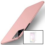 Kit Película Vidro Nano Curved Uv + Capa Slimshield Samsung Galaxy Note 20 Ultra Rosa