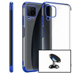 Kit Suporte Magnético Carro + Capa Slimarmor Samsung Galaxy Galaxy A21s Azul