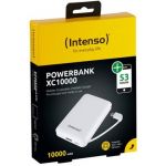 Powerbank Intenso XC10000 Branco +usb-a Zu Type-c Cabo 10000 Mah