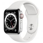 Apple Watch Serie 6 GPS Alumínio Cinza-Sideral 44mmBracelete Sport Preta - M00H3TY/A