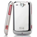 Case-mate bolsa barely there para HTC wildfire s metallic silver