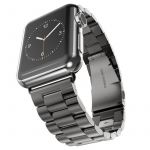 Pulseira Bracelete Aço Stainless Lux + Ferramenta Apple Watch Series Se 44mm Black