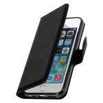Avizar Capa Protectora Carteira iPhone 5 / 5S / Se Protecção Integral Preto - HCU-BOOK-COW-BLACK-IP5
