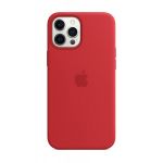 Apple Capa Silicone MagSafe Original iPhone 12 Pro Max Vermelha - MHLF3ZM/A