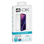 4-OK Pack Vidro Temperado Glass Duo iPhone 12/Pro