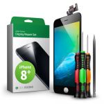 Giga Fixxoo iphone 8 Plus Display Repair Kit Black 15449