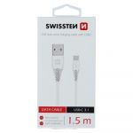 Cabo Swissten Cable USB USB-C Fast Charging (1.5m-white)