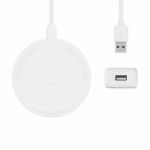 Belkin Boost Charge Wirel.charg. Pad 15W No Power Sup. Unit White WIA002BTWH