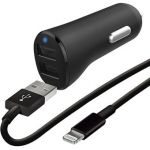 Wefix Carregador Isqueiro USB + Cabo USB para Lightning 1m