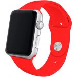 Pulseira Apple Watch Series 1 / 2 / 3 / 4 / 5 / 6 / Se (42 / 44 mm) Goma Vermelho - Apple Watch - OKPT15501