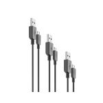Cellular Line Pack 3 Cabos Micro Usb 15/120/200Cm - 3268959