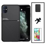 Capa Kit Magnetic Lux + Magentic Wallet Black + 5D Full Cover + Suporte Magnético Carro Reforçado Huawei P40 Pro
