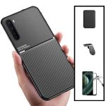 Capa Kit Magnetic Lux + Magentic Wallet Black + 5D Full Cover + Suporte Magnético L Safe Driving Oneplus Nord