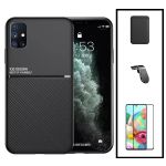 Capa Kit Magnetic Lux + Magentic Wallet Black + 5D Full Cover + Suporte Magnético L Safe Driving Huawei P40 Pro