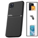 Capa Kit Magnetic Lux + 5D Full Cover + Pelicula de Camera Traseira + Suporte Magnético L Safe Driving Huawei P40 Lite