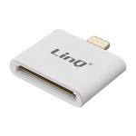 LinQ Adaptador Lightning para 30 Broches Carga Sincronização IP-7748 Branco - ADA-LINQ-IP3G-IP5