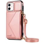 Capa Wallet com Pendente para iPhone 12 Mini Pink - OKPT16009