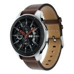 Avizar Pulseira Samsung Galaxy Watch 46 mm Couro Autentico Liso- Brown - STRAP-LEA-DB-GAL46