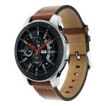 Avizar Pulseira Samsung Galaxy Watch 46 mm Couro Autentico Liso- Caramelo - STRAP-LEA-BR-GAL46