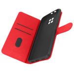 Avizar Capa para Xiaomi Redmi Note 9T 5G Integral Suporte de Função Carteira Red - FOLIO-CHESTER-RD-NT9T