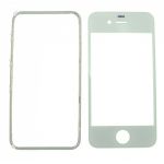 Tela de Vidro iPhone 4 White + Quadro Adesivo