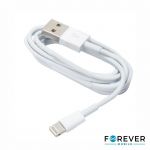 Forever Cabo Usb-a 2.0 Macho / Lightning 1m 2A White