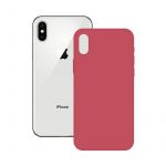 Capa iPhone X, XS KSIX Soft Silicone Cor: Vermelho - S1904781