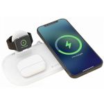DEVIA Carregador Wireless 3 em 1 para Smartphone, Apple Watch e Earphone - TK31056