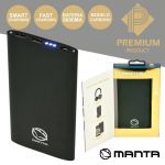 Powerbank Manta 8000mAh C/ Ficha Micro USB Black - MPB980B