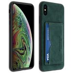 Avizar Capa iPhone Xs Max Shock Protection Card Case Stand Videos Azul - BACK-STAN-BL-XSM