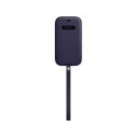 Bolsa em pele com MagSafe para iPhone 12 12 Pro Violeta profundo Purple