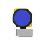 Clappio Botão Home Honor 9 Lite de Substituição com Conector Blue - HOME-BL-H9L